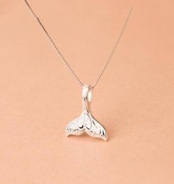 Pendant Necklaces Design Animal Fashion Women Necklace Whale Tail Fish Nautical Charm Mermaid Elegant Jewellery Girls Collares6992923