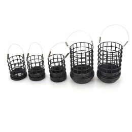 Hirisi 10pcs Carp Fishing Tackle Feeder Cage Round For Coarse Fishing Tackle Method Feeder 20g 30g 40g 60g 70g