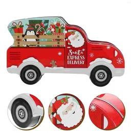 Storage Bottles Ornaments Sugar Case Christmas Cookie Tin Iron Containers Candy Jar Biscuit Tins Child