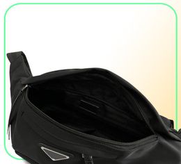 Womens Fashion Nylon Waist Bag Men Casual Belt Bags Zipper Chest Fanny Pack Mens Black Bumbag Leather Crossbody Sport Fannypacks F1765741