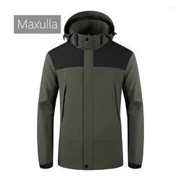 Men's Jackets Maxulla Spring Autumn Casual Jacket Outdoor Mountaineering Storm Fashion Slim Windproof Coat Clothing