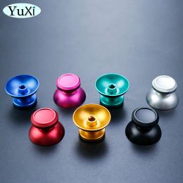 1Pcs For PS4 Metal Grip Caps 3D Analog Thumbstick Aluminum Joystick Universal Cover Buttons For Xbox One Controller