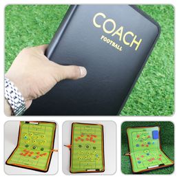 Board Soccer Football Coaching Clipboard Markermatch Training Tactic Writing Tool Erase Supplies Dry Zipper Equipment Foldable