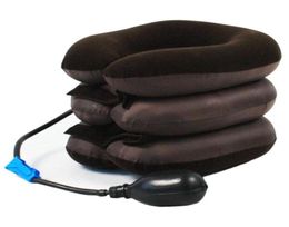 Gym Clothing Health Care Coffee Neck Massage Air Cervical Soft Brace Device Back Shoulder Pain Traction Drop3952875
