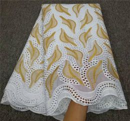 Latest New design African Cotton Swiss Voile Lace Fabric High Quality African Swiss Voile Lace with Rhinestones 6999339255686890181