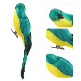 Garden Decorations Simulation Parrot Artificial Birds Decors Ornaments Wedding Models Realistic Foam Lifelike