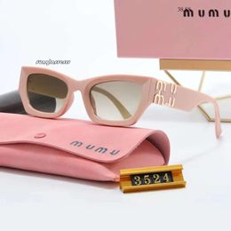 mui mui sunglasses designer Butterfly for Womens Sunglass Pink Circle UV400 Personality Men's Retro Premium Glasses Hot Cat Eye Sunglasses
