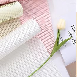 Decorative Flowers 10pcs Thickened Floral Lining Paper Florist Shop Flower Bouquet Packaging Material Packing Honeycomb Wrapping