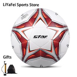 SB518C Size 4 5 Youth Adults Footballs Training Match Soccer Balls Child Kids Outdoor Indoor Futsal Football Free Gifts