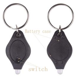 GM Promotional Portable Mini UV 365 NM Led Key Ring Money Detective Plastic UV Light Key Chains