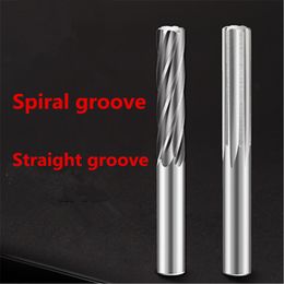 Carbide Machine Reamer Spiral Flute/Straight Flute H7 Tolerance Chucking Metal Cutter 6 Flutes Tungsten Steel CNC Inner HoleTool