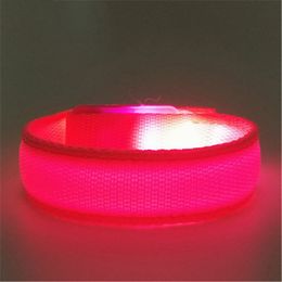 Luminous Outdoor Running Exposure Sports Double-sided LED Wristband Night Armband Cycling Bracelets Watches