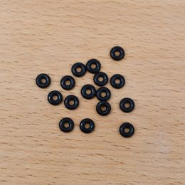 MNFT 1000PCS Carp Fishing Terminal Tackle Round Rig Rings Rubber Material Black Quick Change O Ring