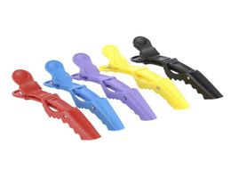 Whole 100 Pcs New Colourful Sectioning Clips Clamps Hairdressing Salon Hair Clips DIY Accessories Hairpins Hair Styling Tools R5821737