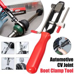 CV Joint Boot Clamp Banding Instal Tool Boot Band Buckle Clamps Repair Tools Ear Type Boot Clamp Pliers Car Banding Half Shaft