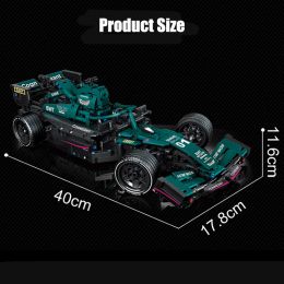 Technical Expert McLarened Formula 1 Racing Car Model Building Blocks Remote Control F1 Supercar Bricks Toys For Children Adults