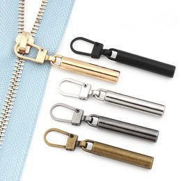 5pcs Detachable Metal Zipper Pullers for Zipper Sliders Head Zipper Pull Tab DIY Sewing Bags Down Jacket Zippers Repair Kits