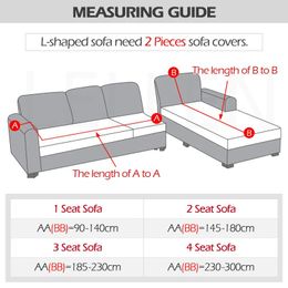 Waterproof Sofa Covers 1/2/3/4 Seats Jacquard Thick Couch Cover L Shaped Sofa Cover Protector Bench Covers