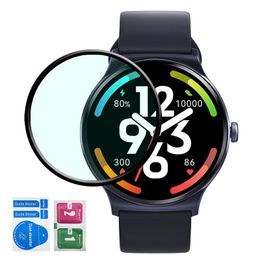 For Haylou Solar Lite Smart Watch 0.33mm Full Screen Protector, Bubbles-Free Watch Protective Cover Smartwatch Film Cover Guard