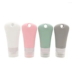 Storage Bottles 60ml Shampoo Refillable Bottle Shower Gel Hand Washing Sub-bottling Tube Lotion Bottling Toiletries Travel