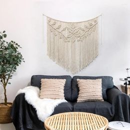 Tapestries Home Background Decoration Wall Hanging Hand-Woven Leaf Tapestry Nordic Bohemian Source