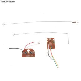 New 2CH RC Remote Control 27MHz Circuit PCB Transmitter And Receiver Board Radio System With Antenna Set For Car Truck Toy 2023