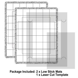2pcs/set Multi-Use Low Tack Mat 6.5x8.5Inch Cutting Mat Pad Low Stcik Mat Christmas Craft Scrapbooking Tool and Accessories New