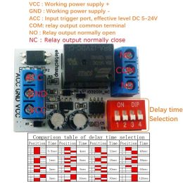 Delayed Shutdown Light-off Module After The Car Is Turned Off NC COM NO Relay Board