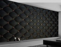 Custom Po Wallpaper 3D Black Luxury Soft Roll Mural Living Room TV Sofa Bedroom Home Decor Wall Paper Papel De Parede Sala 3D2868592