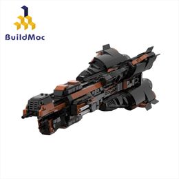 BuildMoc Space Rocinante The Expanse Donnager-Class Warship Building Block MCRN-Tachi Frigate Spaceship Toys For Children Gifts