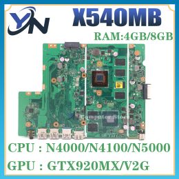 Motherboard Mainboard X540MB A540MB F540MB R540MB Laptop Motherboard N4000 N4100 N5000 V2G 4GB/8GBRAM MAIN BOARD