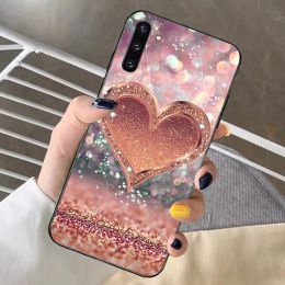 Love Rose Gold Style Phone Case For Samsung Note 8 9 10 20 pro plus lite M 10 11 20 30 21 31 51 A 21 22 42 02 03