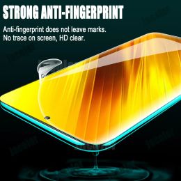 1-3PCS Front Hydrogel Film For Xiaomi Poco X3 GT Pro NFC Phone Water Gel Screen Protector X 3 3GT 3Pro 3NFC X3Pro X3NFC Not Glas