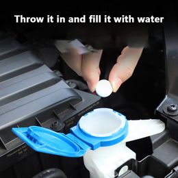 20Pcs/Set Car Vehicles Windshield Solid Soap Piece Window Glass Washing Cleaning Paint Protective Foil Effervescent Tablets