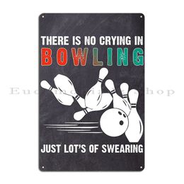 Funny Bowling Bowler Pun Metal Plaque Wall Decor Customise Living Room Club Party Wall Plaque Tin Sign Poster