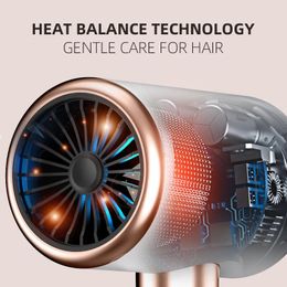 Haartrockner, Hochgeschwindigkeits-Elektreturbinenluftstrom, niedriges Geräusch, konstante Temperatur und schnelles Trocknen, geeignet für Heimsalons.