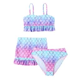 Mommy and Me Swimsuit 2023 Summer Mother Daughter Bikini Bathing Suit Family Look Beach Swimwears