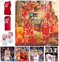 Maglie da basket Custom NC State Wolfpack Basketball Jersey NCAA College Dereon Seabron Casey Morsell Terquavion Smith Jericole Hellems Cam Hayes Thomas