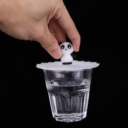 Reusable Heat Resistant Sealed Cups Lid Silicone Cup Cover Cap Tea Cup Suction