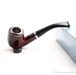 5 Pcs Dual Purpose Portable Resin Smoking Pipe Tobacco Pipe Philtre Grinder Herb Wooden Pipe With Holder Cigarette Accessories7191414