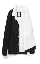 6XL Cowboy Winter Jean Jackets Warm Denim Coats Outerwear Men Large Size Wool Liner Thicken Sherpa Denim Jackets ClothingGCM0041318706