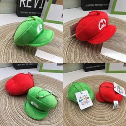 4-inch cross-border new product red hat plush toy super plumber game peripheral doll small pendant