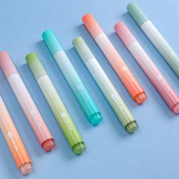 4pcs Soft Candy Colour Highlighter Marker Pens Set for Highlighting Drawing Painting Office School F7364