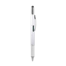 Writing Supplies Spirit Level Screwdriver Screen Touch Ballpoint Pen Multi-functional Pen Ruler Gadgets Capacitive Pen