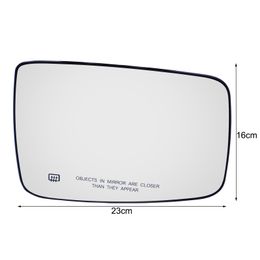 Rearview Mirror Glass Heated Left Or Right Side LH RH Wing Door Mirror Glass For Dodge Ram 1500 2500 2009 2010 2011 2012-2019