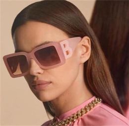 Sunglasses Retro Square Sun Glasses For Women Fashion 2021 Brand Large Blue Pink Shades Ladies Oversized Sunglasses Men Wide Legs 8220001