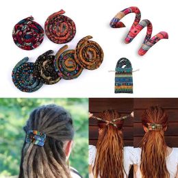 Girl Ponytail Bohemian Hair Scarf Bendable Hair Ties Spiral Lock Hair Tie Hairband Long Hairband