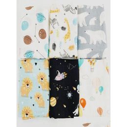 Blankets Swaddling Baby Muslin Ddle Newborn Bathroom Bath Towels Infant Blanket Wraps Animal Robes Infants Ddling 120Cm Wmq10849023900 Ot5P8