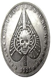 HB56 Hobo Morgan Dollar skull zombie skeleton Copy Coins Brass Craft Ornaments home decoration accessories3392368