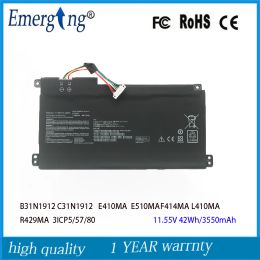 Batteries 11.55V 42Wh C31N1912 B31N1912 New Laptop Battery For ASUS VivoBook 14 E410MAEK018TS EK026TS BV162T F414MA E510MA EK017TS L41